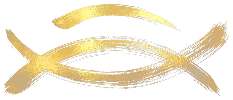 Buga Sphere symbol 06, rendered in gold Japanese brush calligraphy