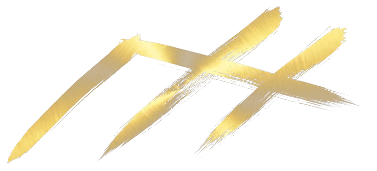 Buga Sphere symbol 08, rendered in gold Japanese brush calligraphy