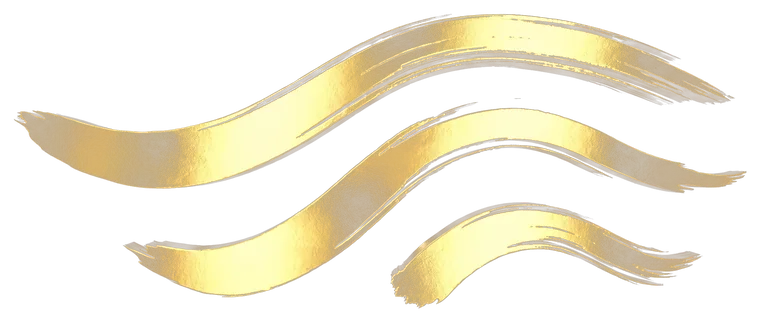 Buga Sphere symbol 15, rendered in gold Japanese brush calligraphy
